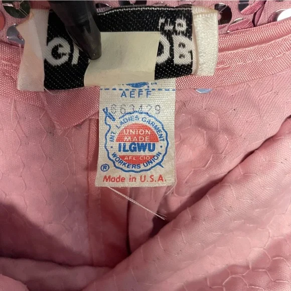 Vintage Glenrob Pink Sequin Bodycon Open Back Mini Dress - Picture 5 of 7